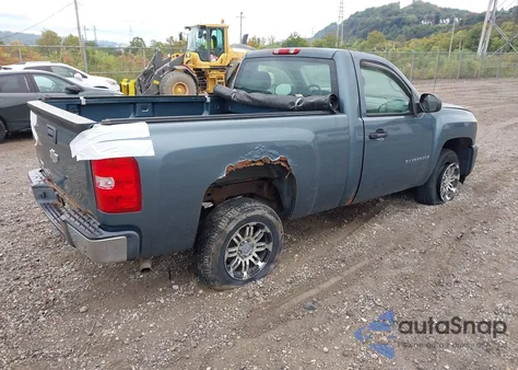2007 Chevrolet Silverado 1500 Work Truck из США, поврежденный, VIN 1GCEC14X17Z624339